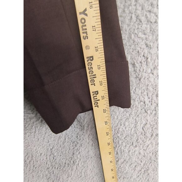 Lafayette 148 Blazer Women 14 Brown 3 Button Front Work Office Professional - Picture 9 of 11